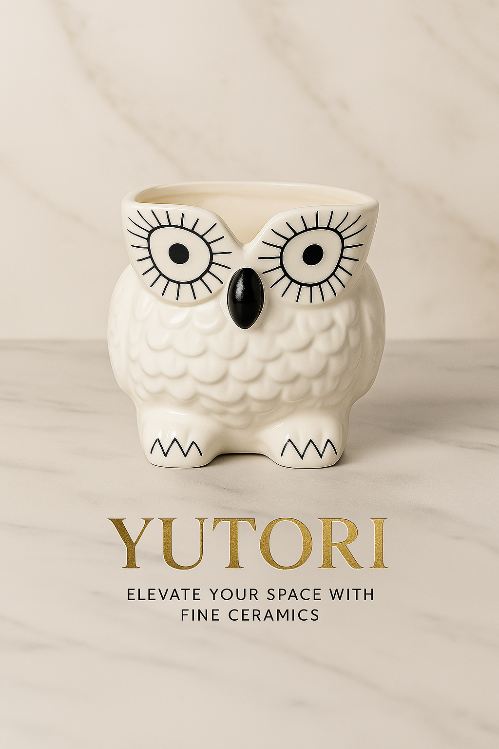 Cute Owl Planter Pot for Home Décor & Office Desk, Indoor and Outdoor
