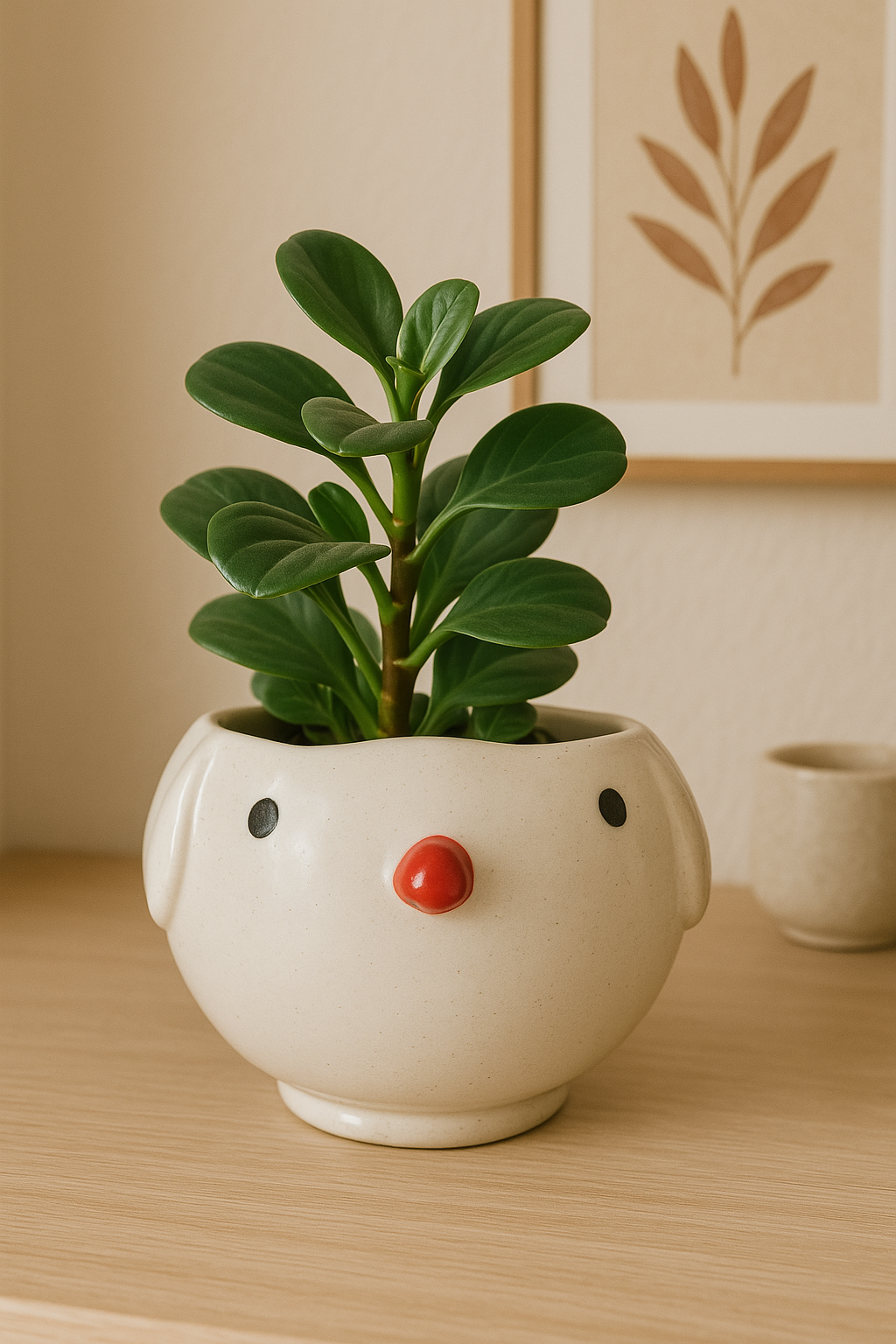 Chirpy Bird Ceramic Planter Ceramic Pot