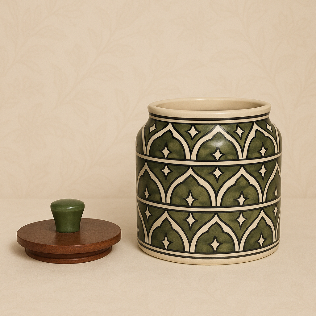 Handcrafted Kitchenware Ceramic Jar