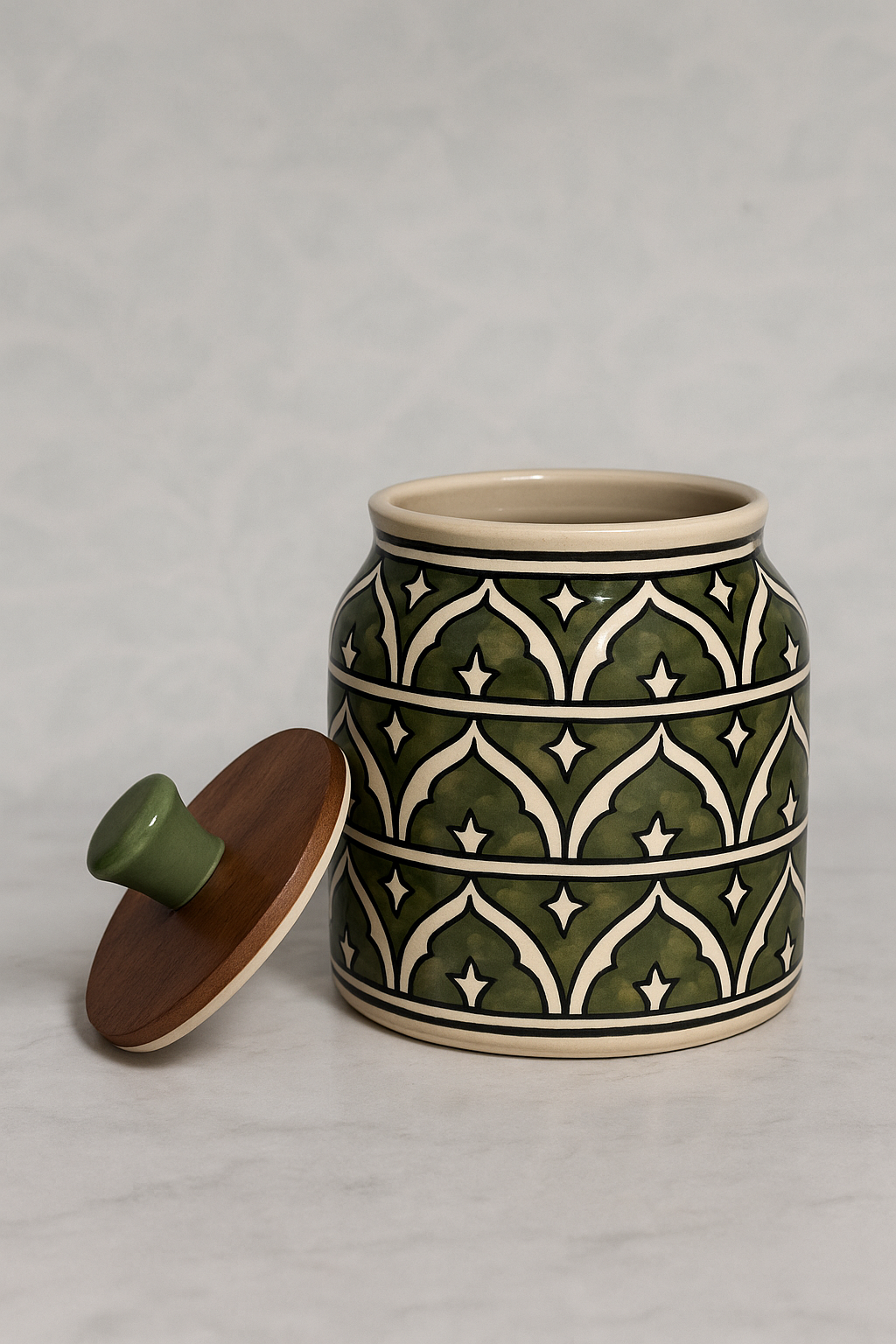 Handcrafted Kitchenware Ceramic Jar
