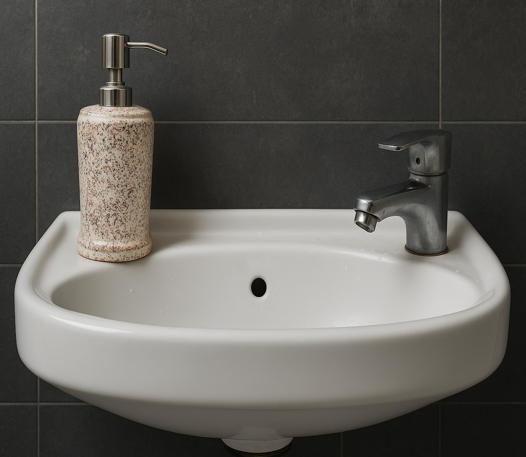 Rustic Speckled Ceramic Hand Wash Refillable Dispenser