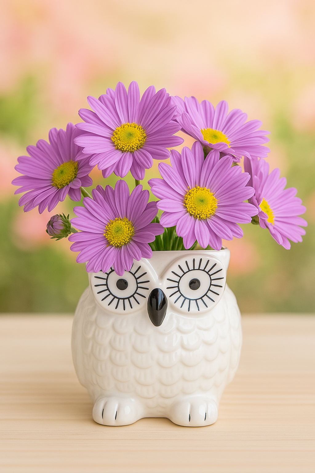 Cute Owl Planter Pot for Home Décor & Office Desk, Indoor and Outdoor