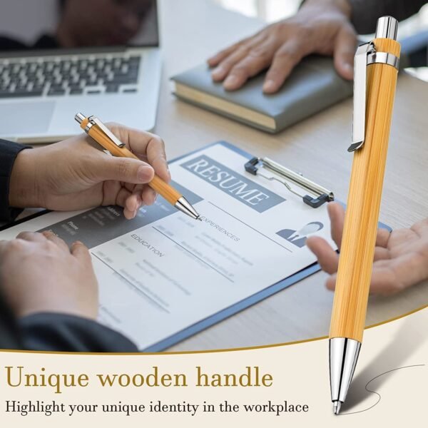 Cork Notebook Diary, 88 Sheets/176 Pages With 1 Bamboo Ball Pen- Size A5/80 GSM - Image 5
