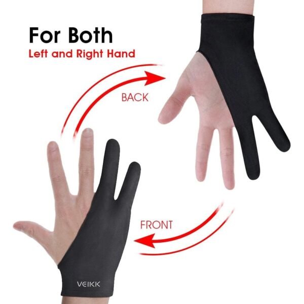 2 Finger Professional Artist Gloves for Sketching, Painting and Drawing - Image 4