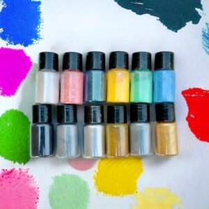 Mica Powder for Resin Art Multicolor- Set of 12 (Small)