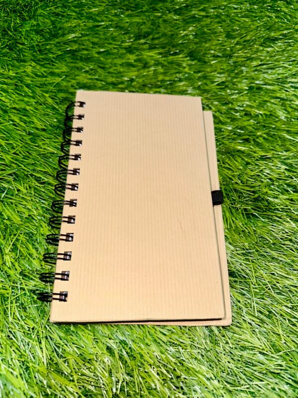 Brown Memo NotePad/NoteBook Sticky Notes Spiral Diary Craft Hardbound Cover Journal Diary for School, College, Office & Home Study 80 GSM- A5 Size (Without Pen) - Image 2
