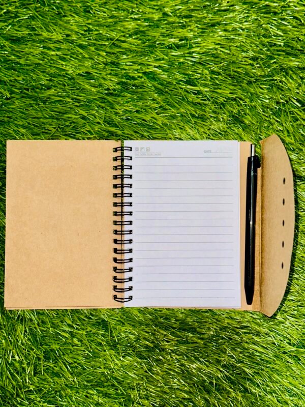 Classy Memo Craft NotePad/Sticky Notes Memo Wrap/Foldable Journal Diary for School, College, Office & Home Study 80 GSM- A6 Size (Wrap Diary With Pen) - Image 6
