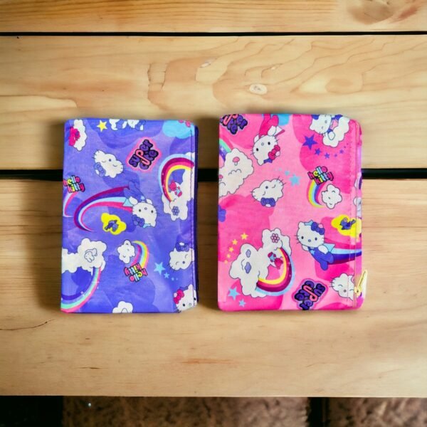 Hello Kitty Pencil Storage Stationery Pouches for Boys and Girls Soft Cute Cotton Pouches for Student and Artist- 2 Pcs Big