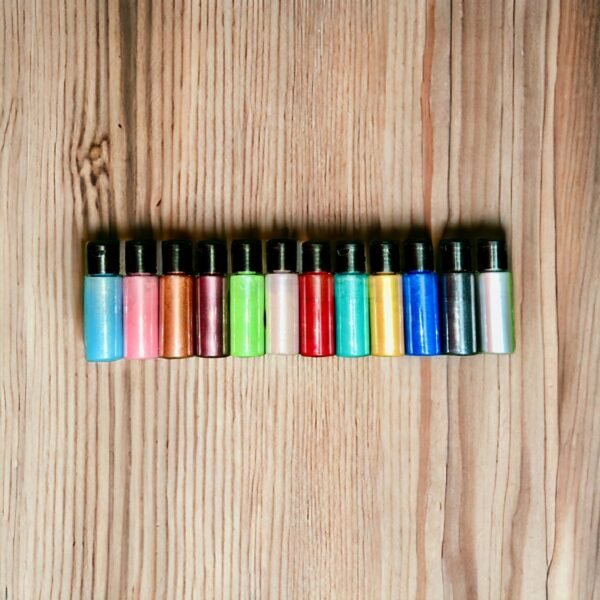 Mica Powder for Resin Art Multicolor- Set of 12 (Big)