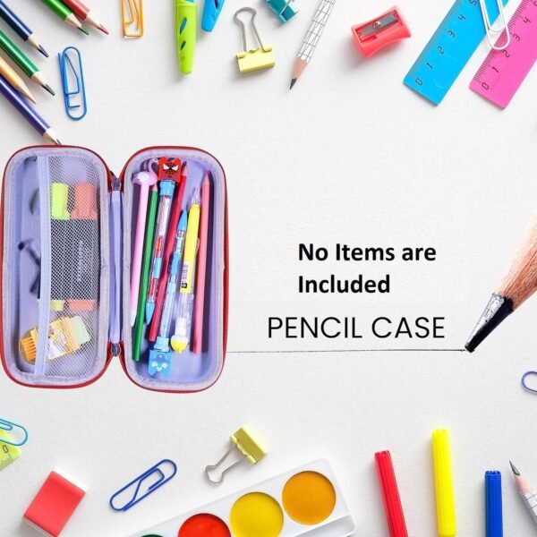 Stylish 3D Space Pencil Box, EVA Hardtop Pencil Box, School Supply Organizer, Geometry Stationery Box for School Kids- Blue (Pack of 1) - Image 3